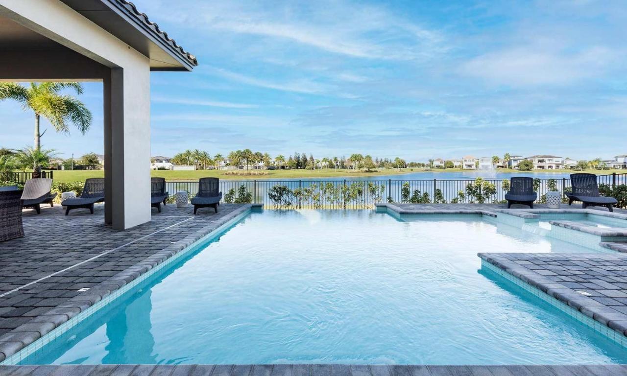 Upscale 8 Bdrm Villa With Home Theater At Reunion Kissimmee Bagian luar foto