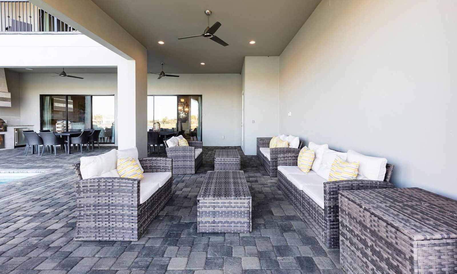 Upscale 8 Bdrm Villa With Home Theater At Reunion Kissimmee Bagian luar foto