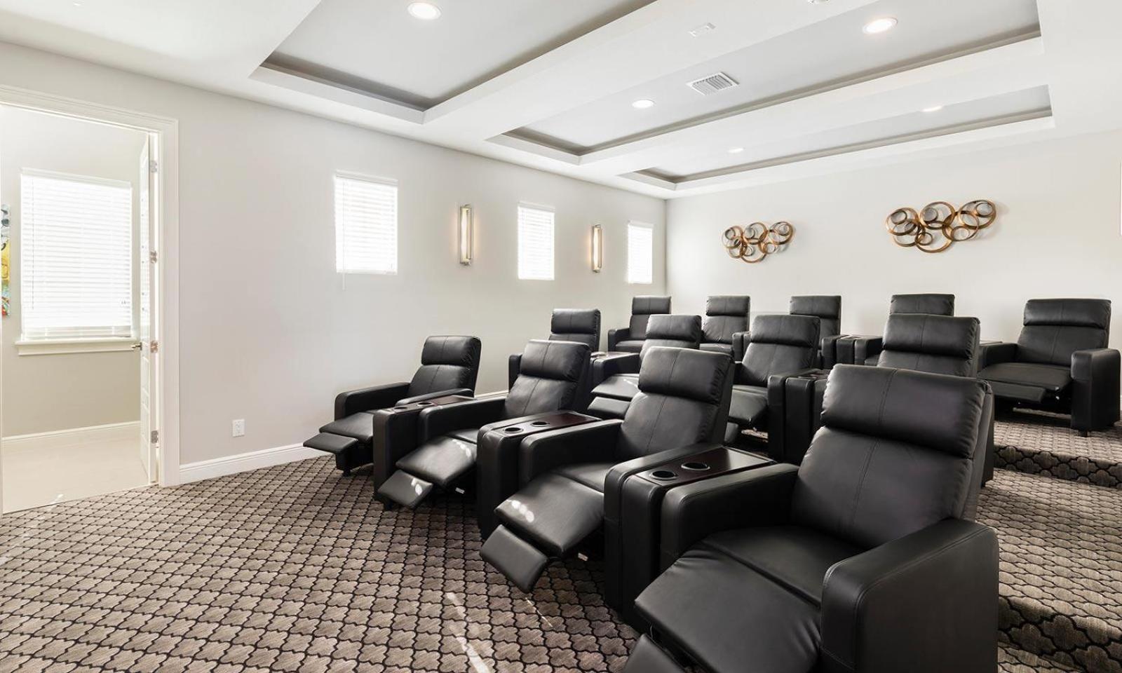Upscale 8 Bdrm Villa With Home Theater At Reunion Kissimmee Bagian luar foto